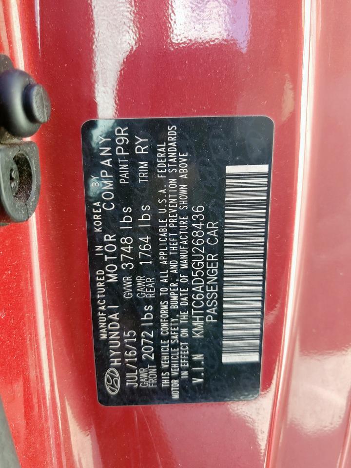 kmhtc6ad5gu268436 KMHTC6AD5GU268436 2016 Hyundai Veloster