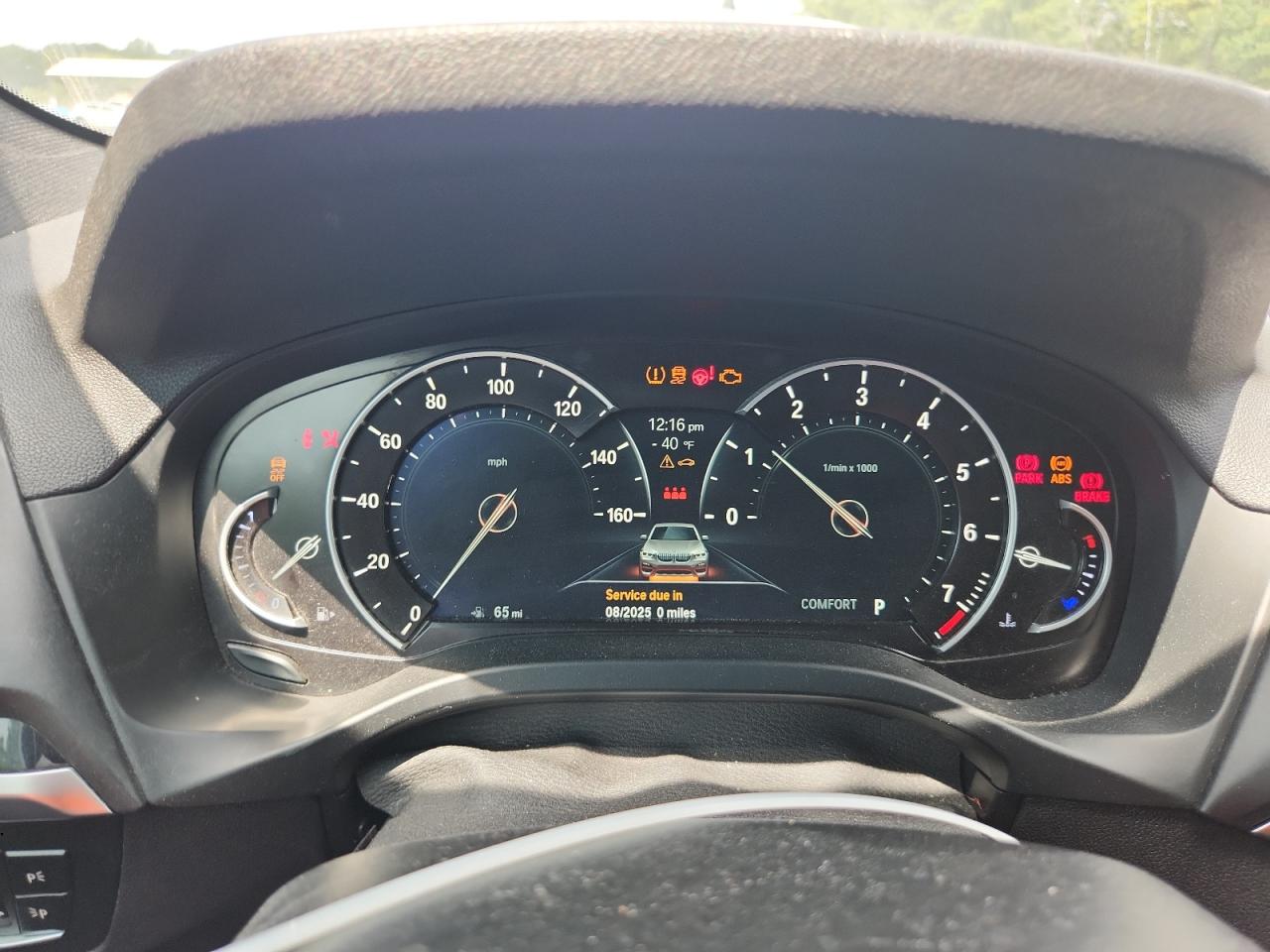 2019 BMW X3 Sdrive30I VIN: 5UXTR7C51KLR43839 Lot: 65731305