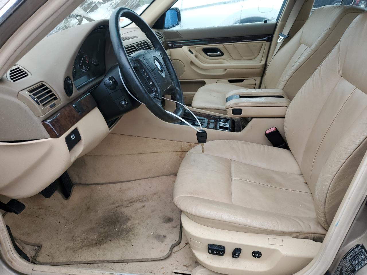 2000 BMW 740 I Automatic VIN: WBAGG8345YDN76840 Lot: 63939185