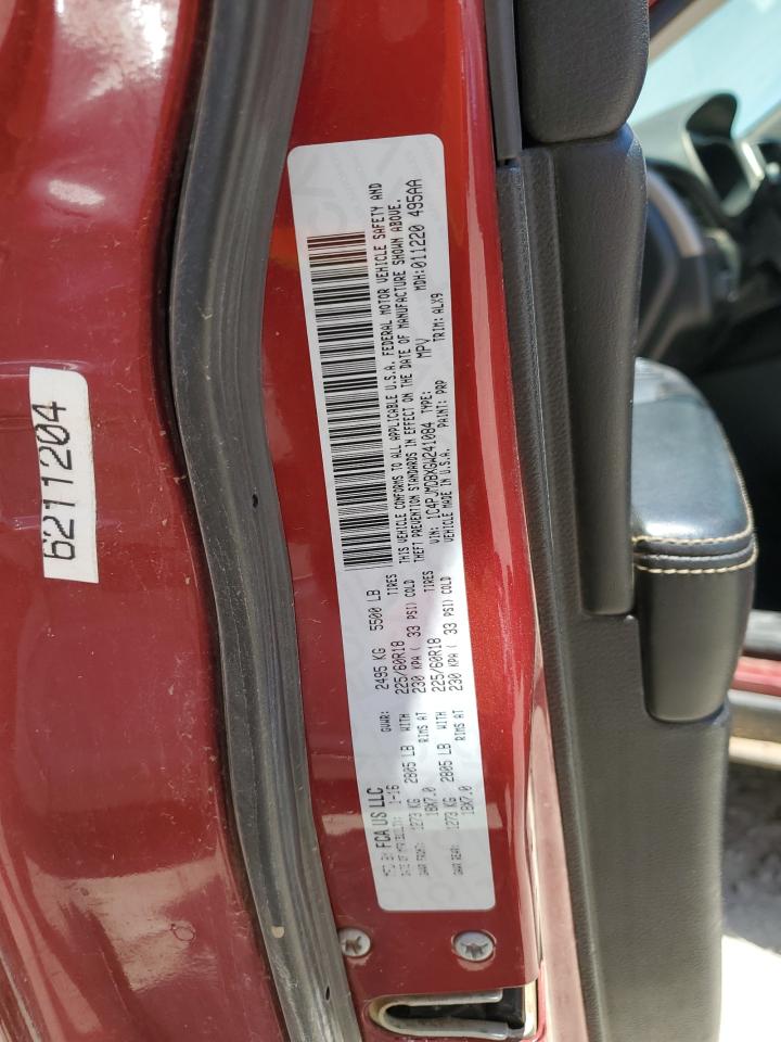 2016 Jeep Cherokee Limited VIN: 1C4PJMDBXGW241084 Lot: 63111305