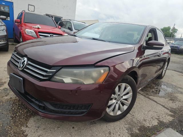 Sedans VOLKSWAGEN PASSAT 2013 Burgundy