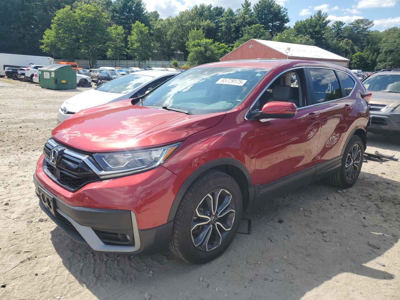 2021 Honda Cr-V Exl red null gas 2HKRW2H81MH615659 photo #1