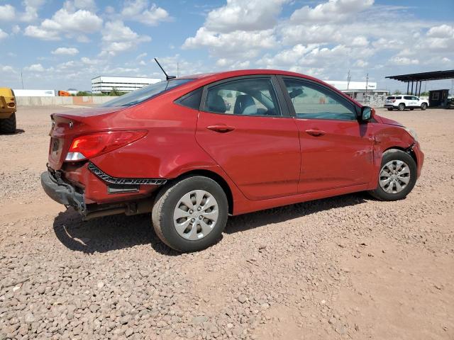 Sedans HYUNDAI ACCENT 2017 Red