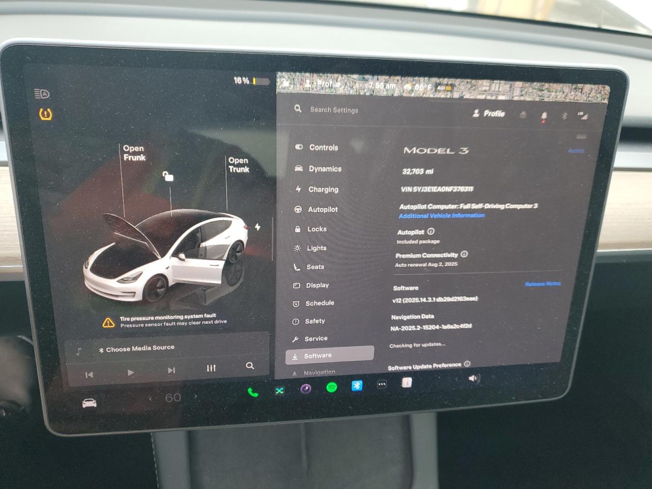 2022 Tesla Model 3 VIN: 5YJ3E1EA0NF376311 Lot: 65199735