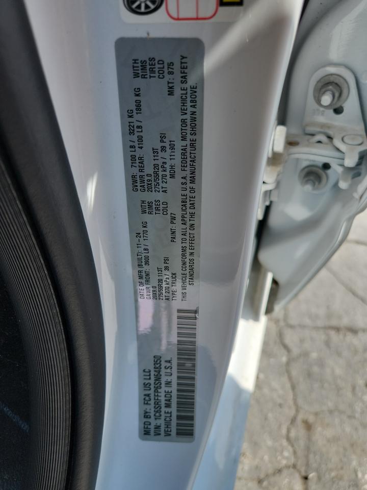 2025 Ram 1500 Big Horn/Lone Star VIN: 1C6SRFFP6SN648350 Lot: 65461055