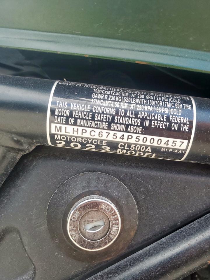 2023 Honda Cl500 A VIN: MLHPC6754P5000457 Lot: 66565515