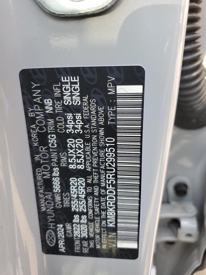 2024 Hyundai Ioniq 5 Limited VIN: KM8KRDDF5RU299510 Lot: 66361315