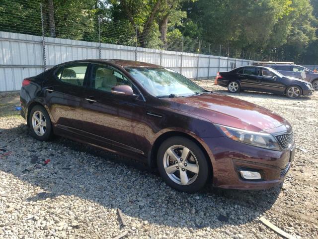  KIA OPTIMA 2015 Maroon