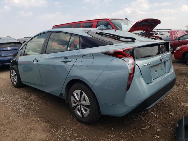  TOYOTA PRIUS 2017 Бирюзовый