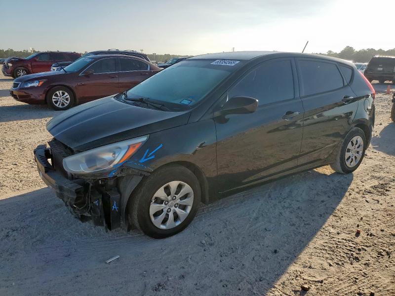 Hatchbacks HYUNDAI ACCENT 2016 Czarny