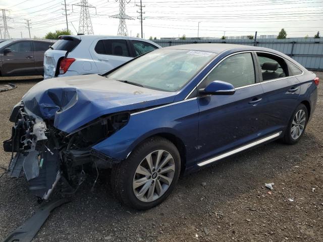  HYUNDAI SONATA 2016 Granatowy