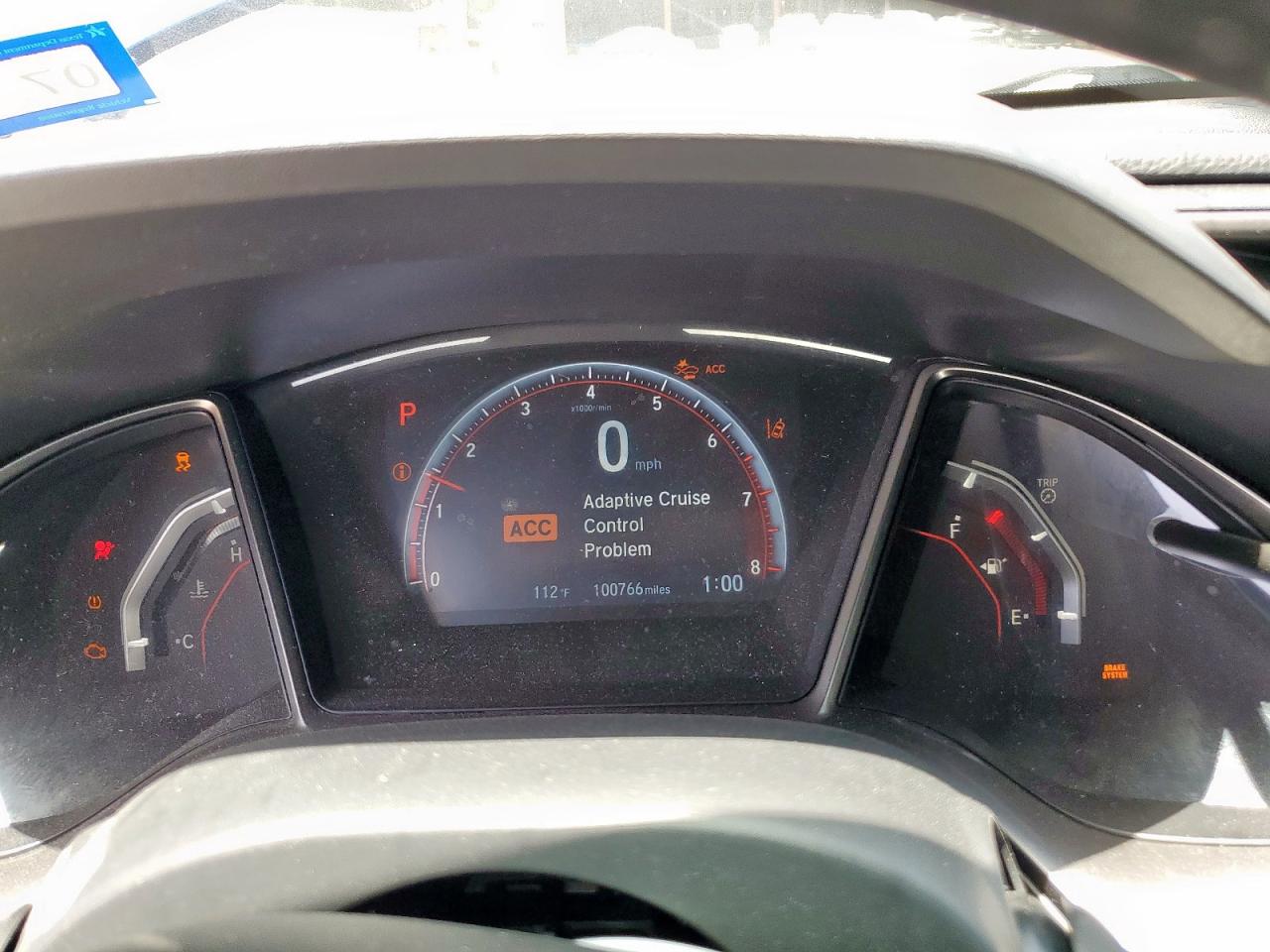 2019 Honda Civic Sport Touring VIN: SHHFK7H96KU224554 Lot: 65293895