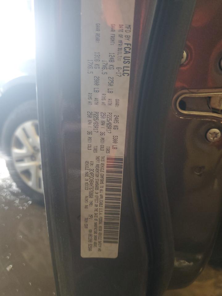 2017 Dodge Journey Se VIN: 3C4PDCAB4HT676860 Lot: 65072955