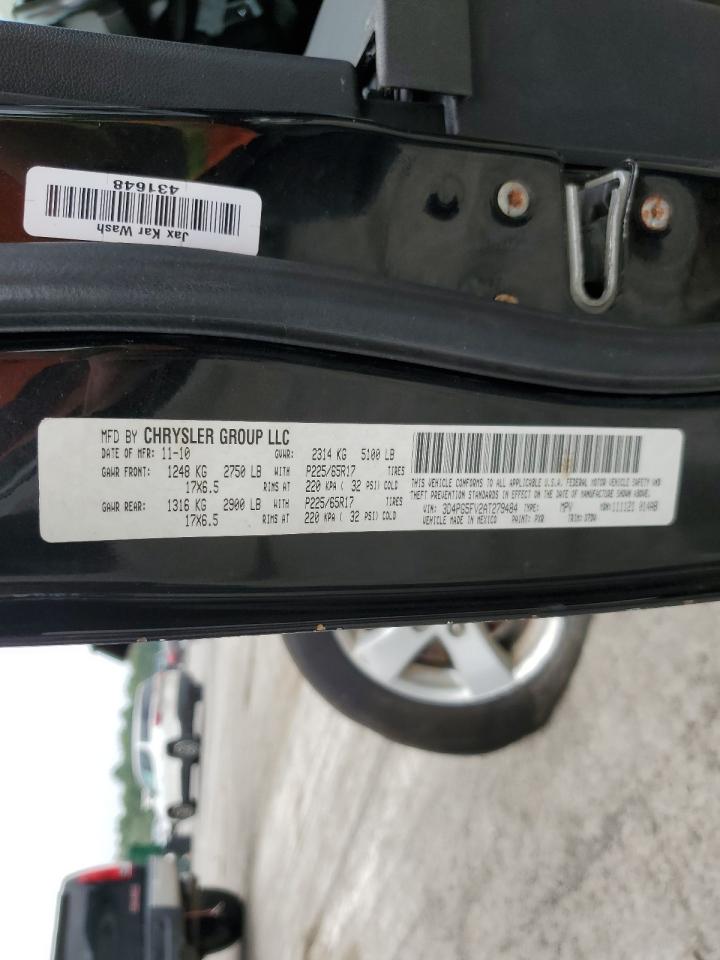 2010 Dodge Journey Sxt VIN: 3D4PG5FV2AT279484 Lot: 63975105