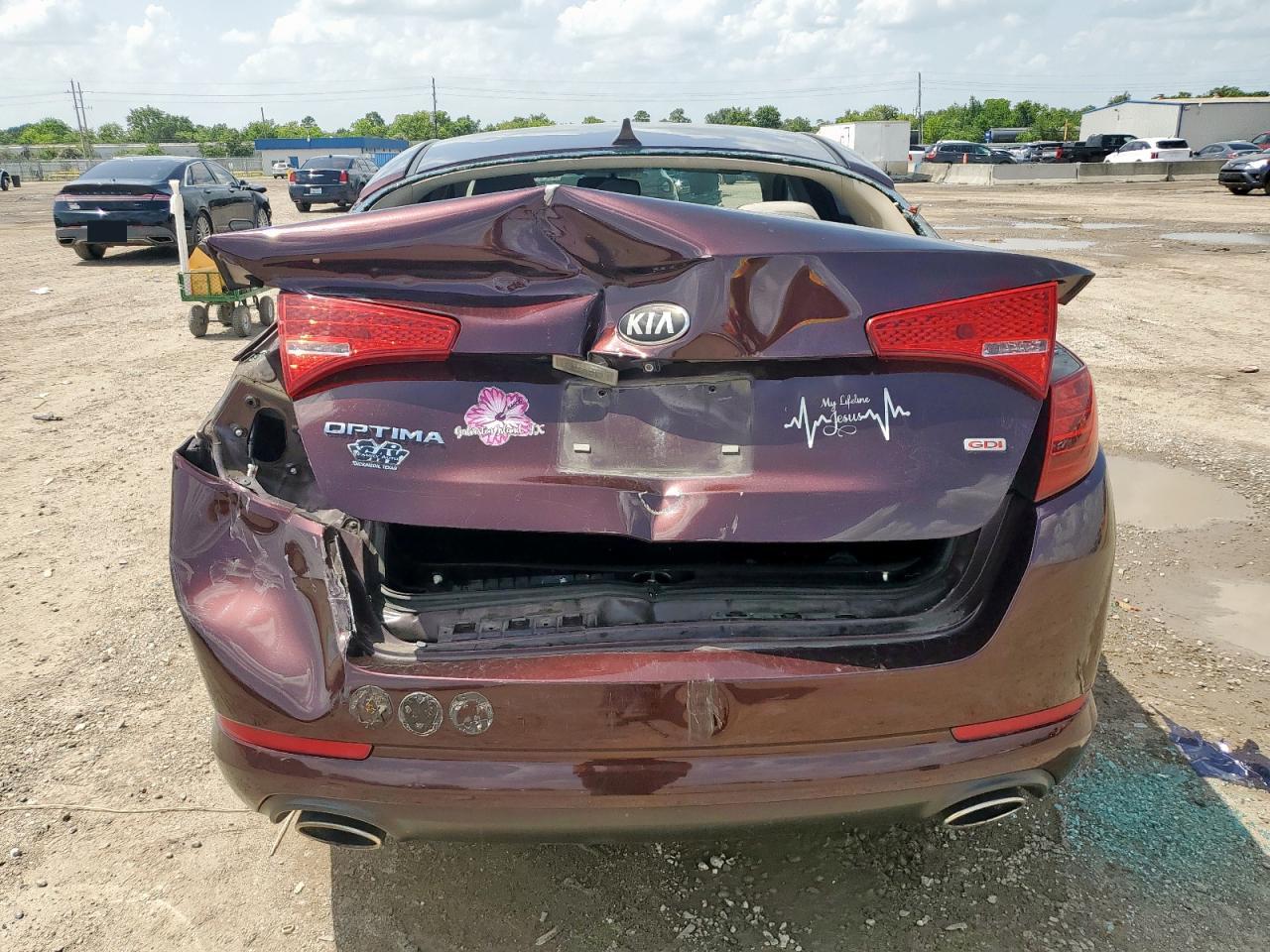 2013 Kia Optima Lx VIN: 5XXGM4A77DG242505 Lot: 64054975