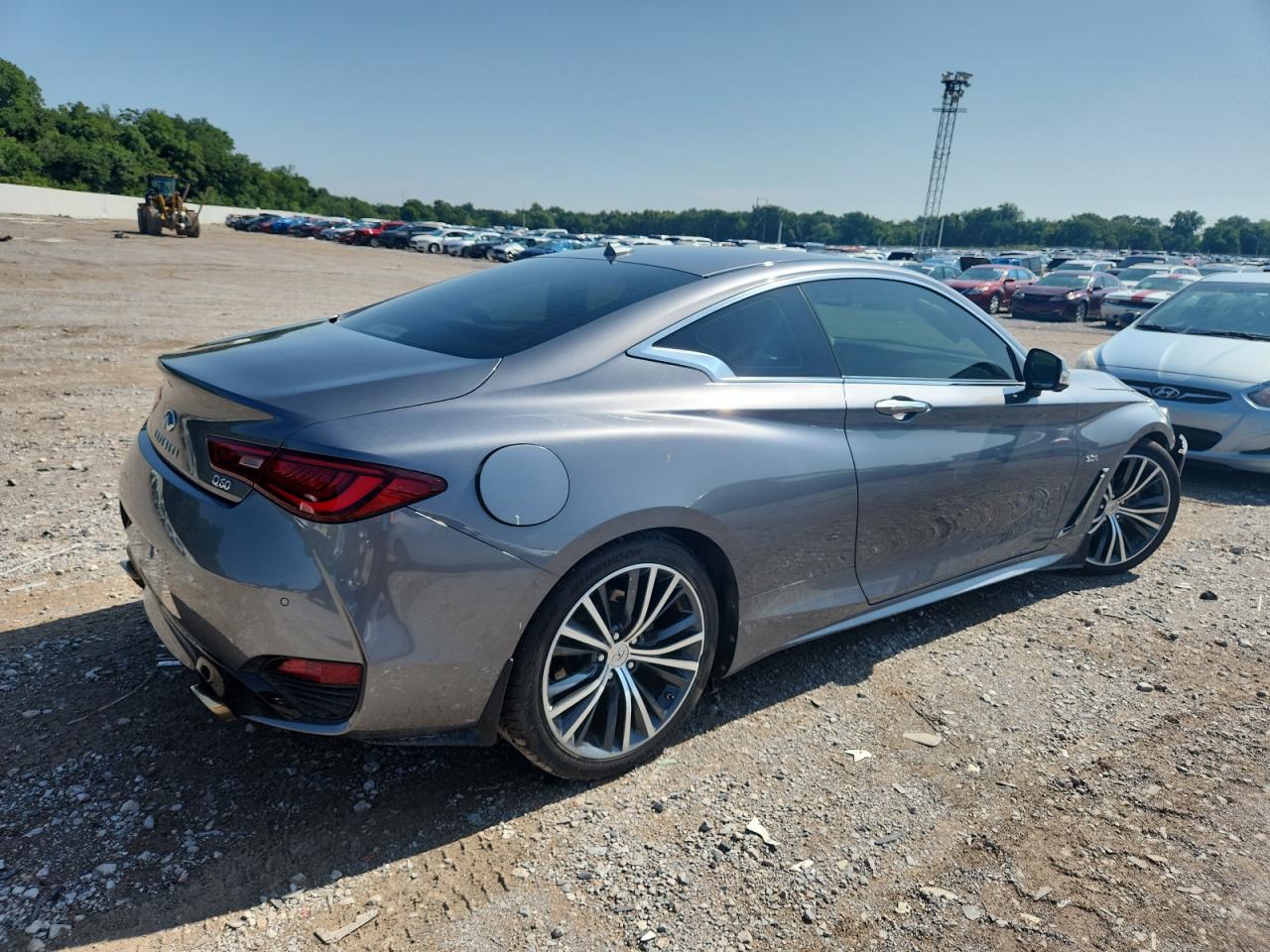 2018 Infiniti Q60 Luxe 300 grey null gas JN1EV7EK9JM343199 photo #4