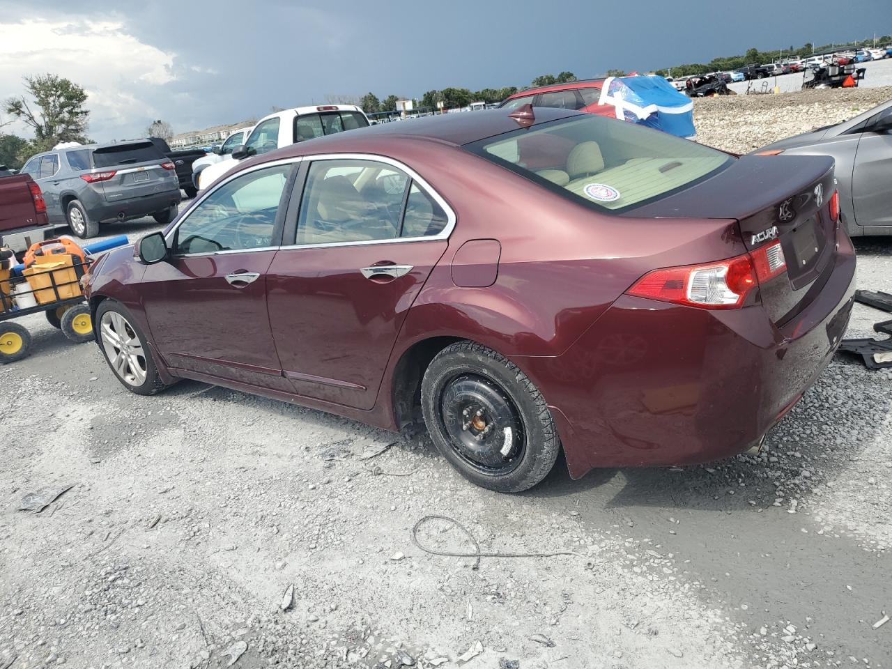 2010 Acura Tsx brown null gas JH4CU4F68AC002517 photo #3