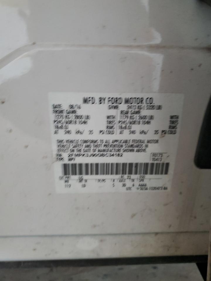 2016 Ford Edge Sel VIN: 2FMPK3J90GBC34182 Lot: 63963625