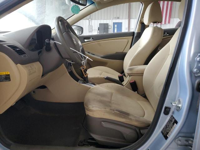  HYUNDAI ACCENT 2013 Blue