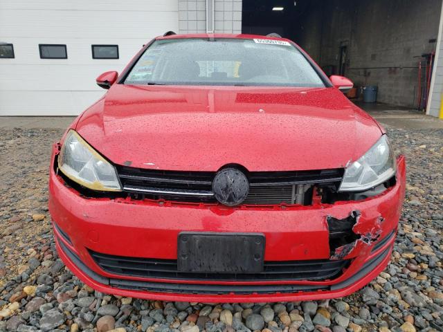  VOLKSWAGEN GOLF 2015 Red