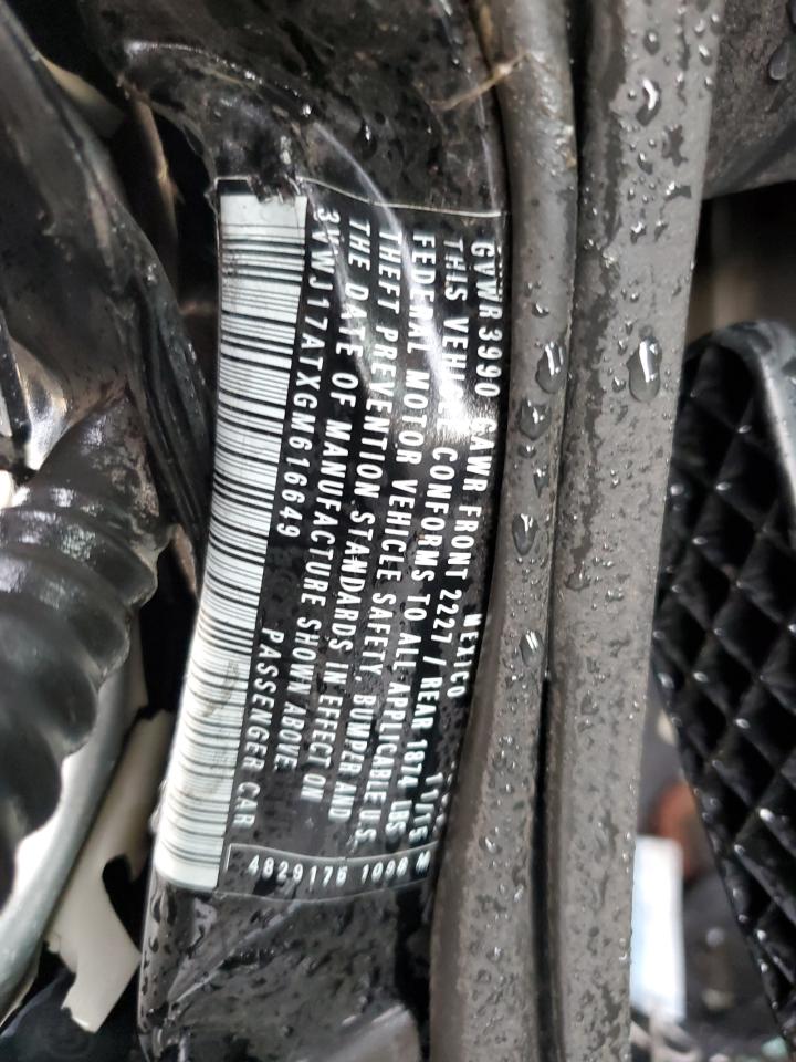 2016 Volkswagen Beetle Se VIN: 3VWJ17ATXGM616649 Lot: 65463245