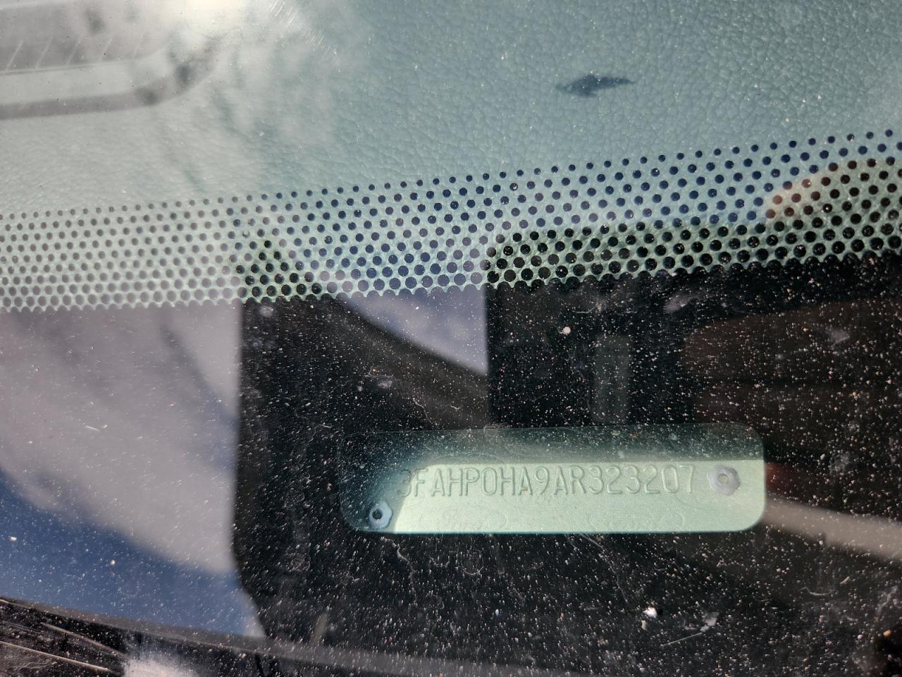 2010 Ford Fusion Se VIN: 3FAHP0HA9AR323207 Lot: 63648745