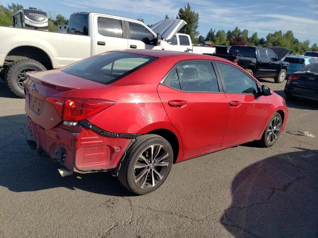  TOYOTA COROLLA 2017 Красный