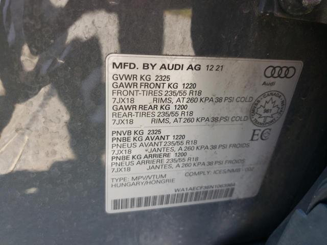 2022 AUDI Q3 KOMFORT 45  