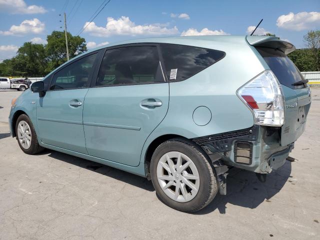  TOYOTA PRIUS 2014 Turquoise