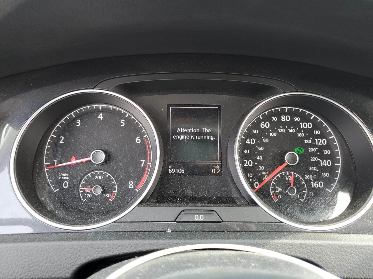 2019 Volkswagen Golf S VIN: 3VWG57AU1KM011497 Lot: 64105405