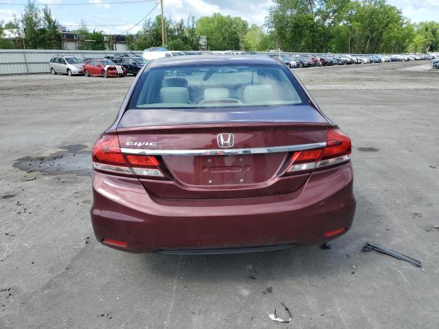  HONDA CIVIC 2014 Бургунді