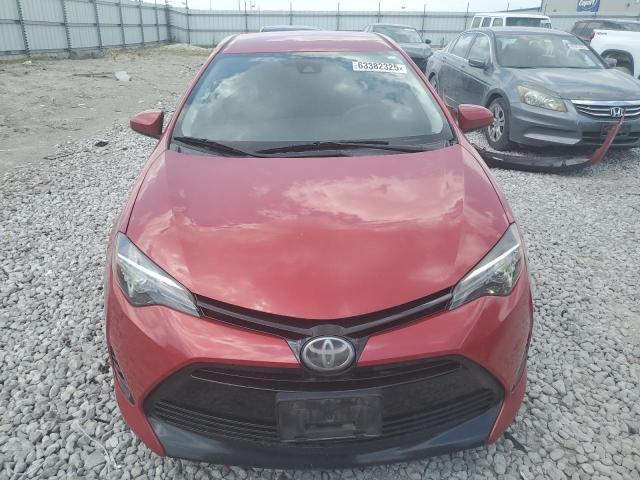  TOYOTA COROLLA 2017 Красный
