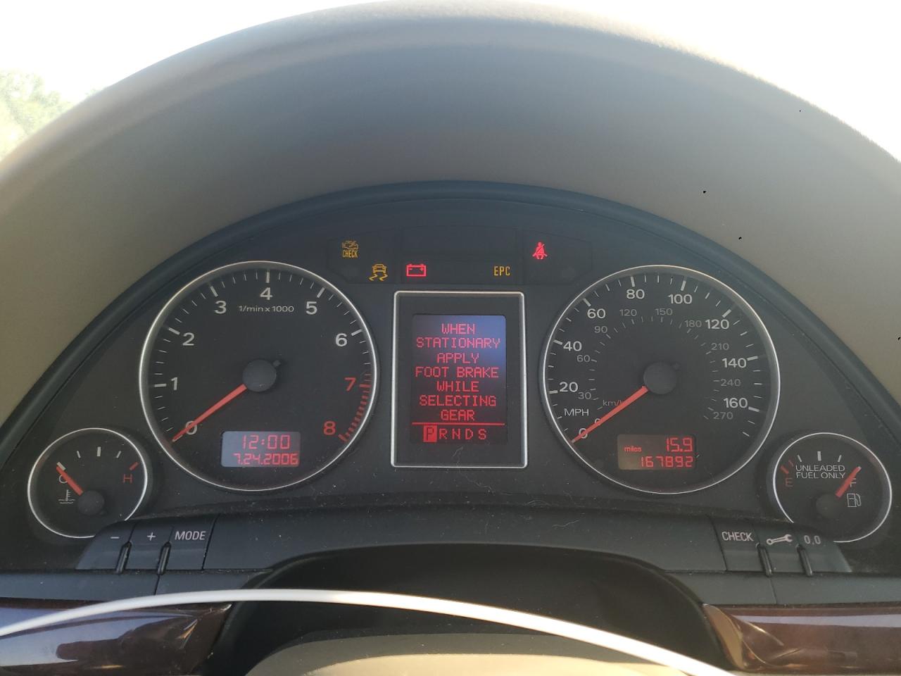 2007 Audi A4 2.0T Quattro VIN: WAUDF78E97A256213 Lot: 65978845