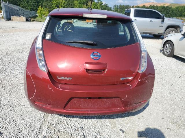  NISSAN LEAF 2013 Burgundy