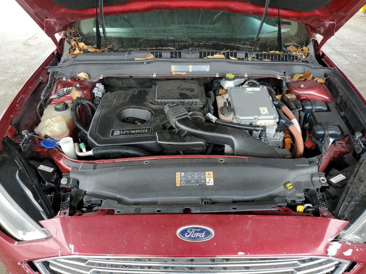 2018 Ford Fusion Titanium/Platinum Hev VIN: 3FA6P0RU2JR192332 Lot: 65880065