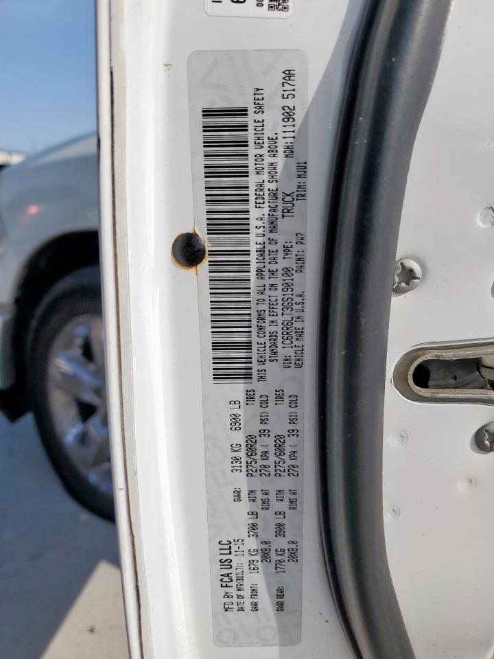 2016 Ram 1500 Slt VIN: 1C6RR6LT3GS190100 Lot: 65201195