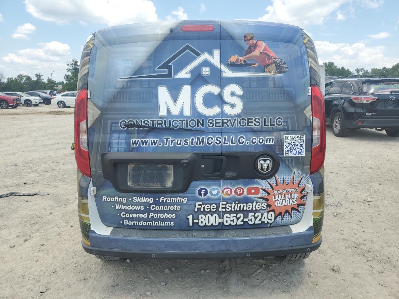 2019 Ram Promaster City Slt VIN: ZFBHRFBB8K6M14320 Lot: 62881435