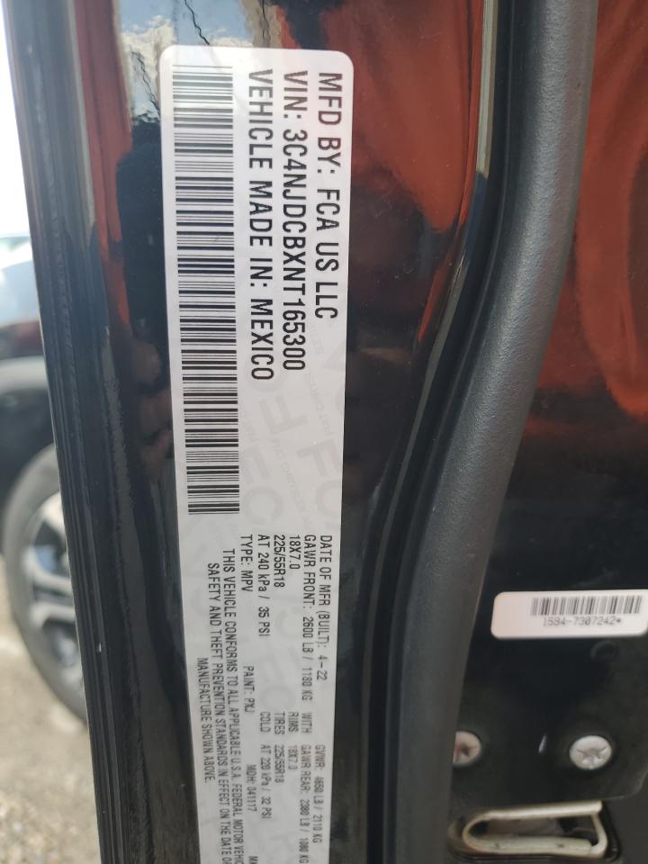 2022 Jeep Compass Limited VIN: 3C4NJDCBXNT165300 Lot: 63593955