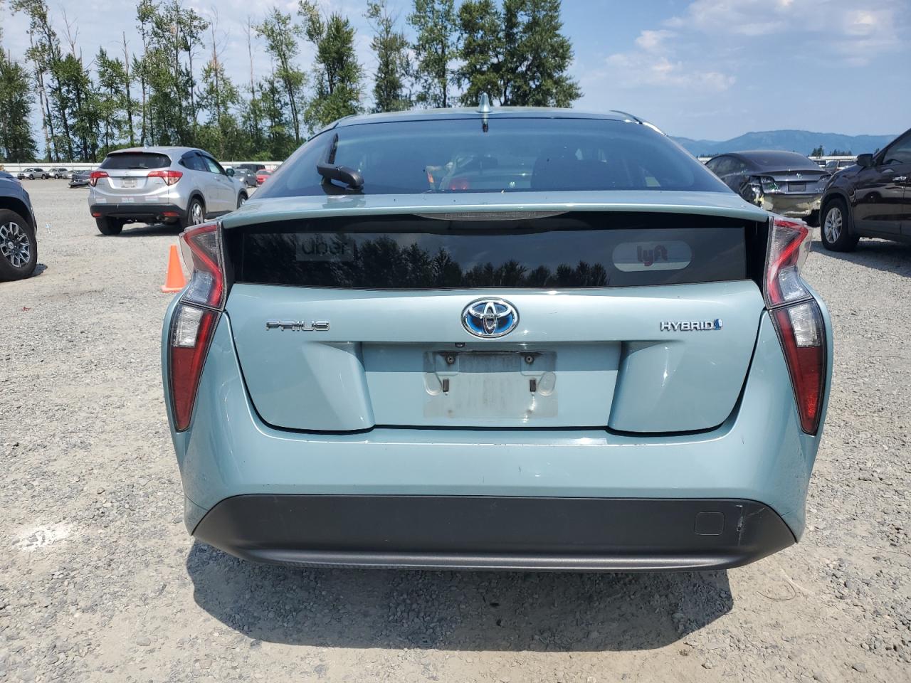 2016 Toyota Prius VIN: JTDKBRFU3G3000567 Lot: 67311985