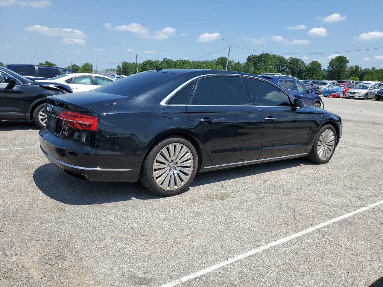 2015 Audi A8 L Quattro black null gas WAU3GAFD5FN010251 photo #4