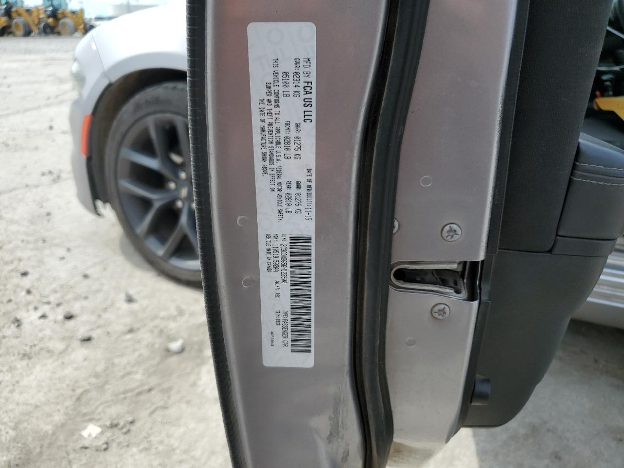 2016 Dodge Charger Se VIN: 2C3CDXBG5GH122500 Lot: 62692755
