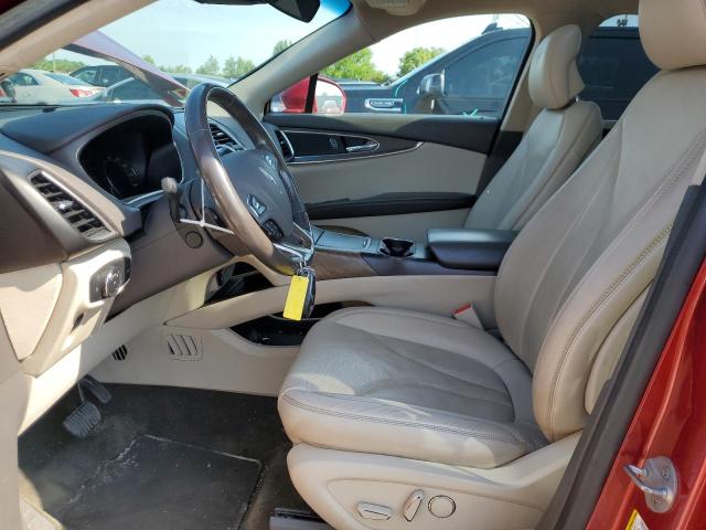  LINCOLN MKX 2016 Red