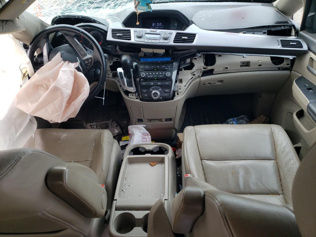 2013 Honda Odyssey Touring VIN: 5FNRL5H94DB037753 Lot: 62815415