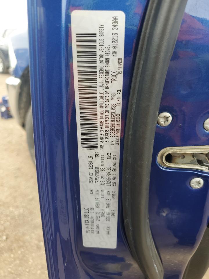 2018 Ram 3500 Slt VIN: 3C63R3HL8JG231039 Lot: 65088335