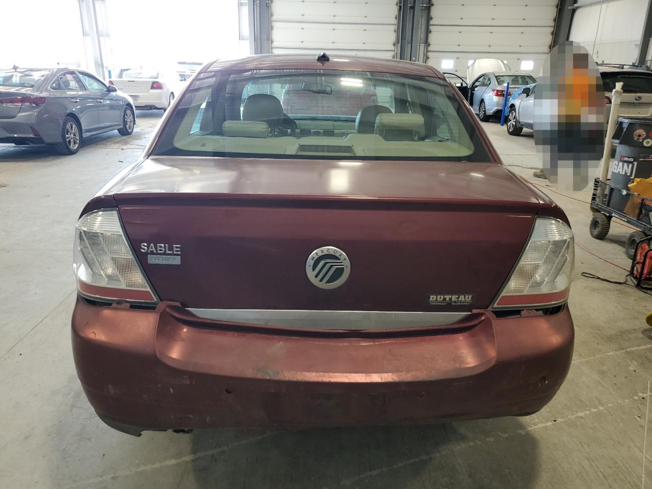 2008 Mercury Sable Premier VIN: 1MEHM42W68G609823 Lot: 63509535