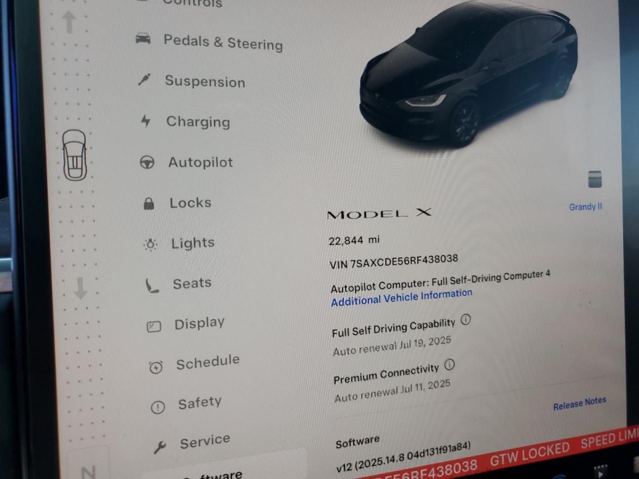 2024 Tesla Model X VIN: 7SAXCDE56RF438038 Lot: 63461075