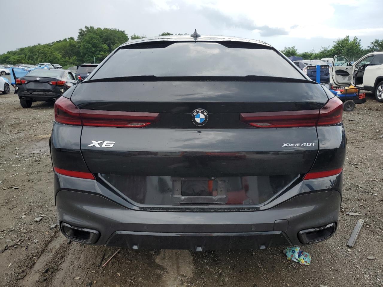 2022 BMW X6 xDrive40I VIN: 5UXCY6C06N9K34780 Lot: 64225785