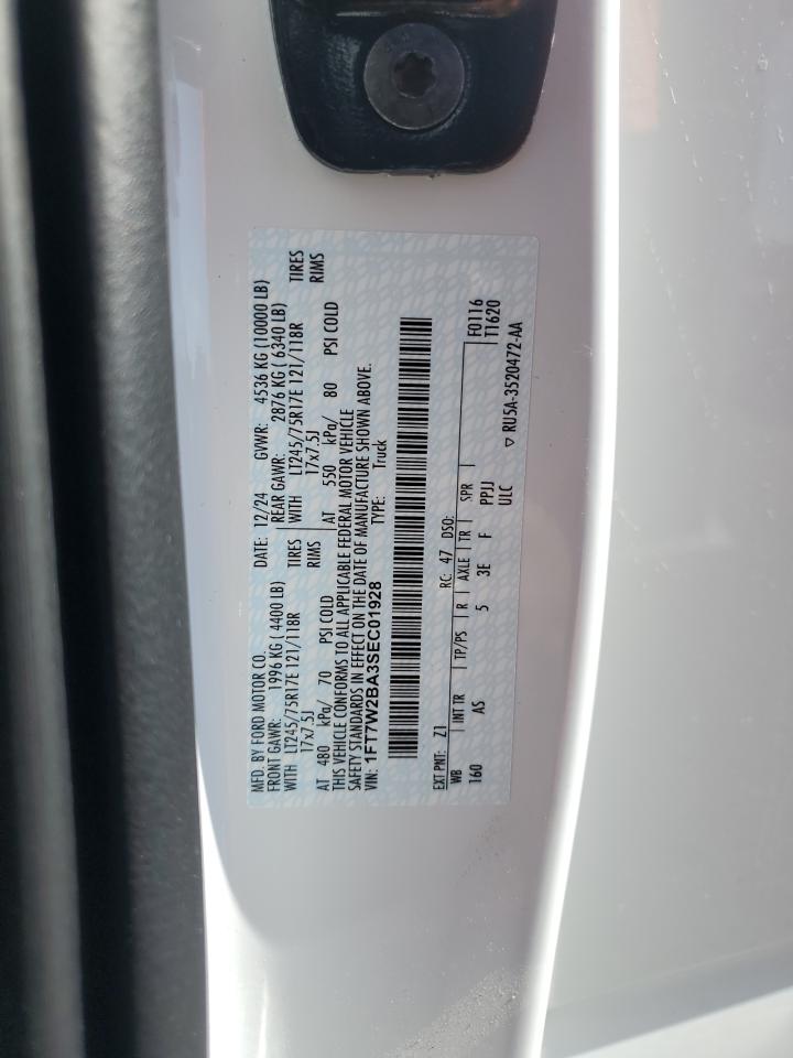 2025 Ford F250 Super Duty VIN: 1FT7W2BA3SEC01928 Lot: 65926825