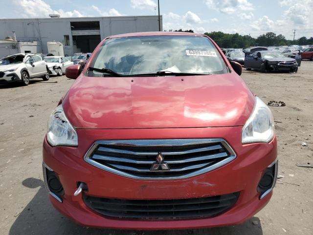  MITSUBISHI MIRAGE 2017 Czerwony