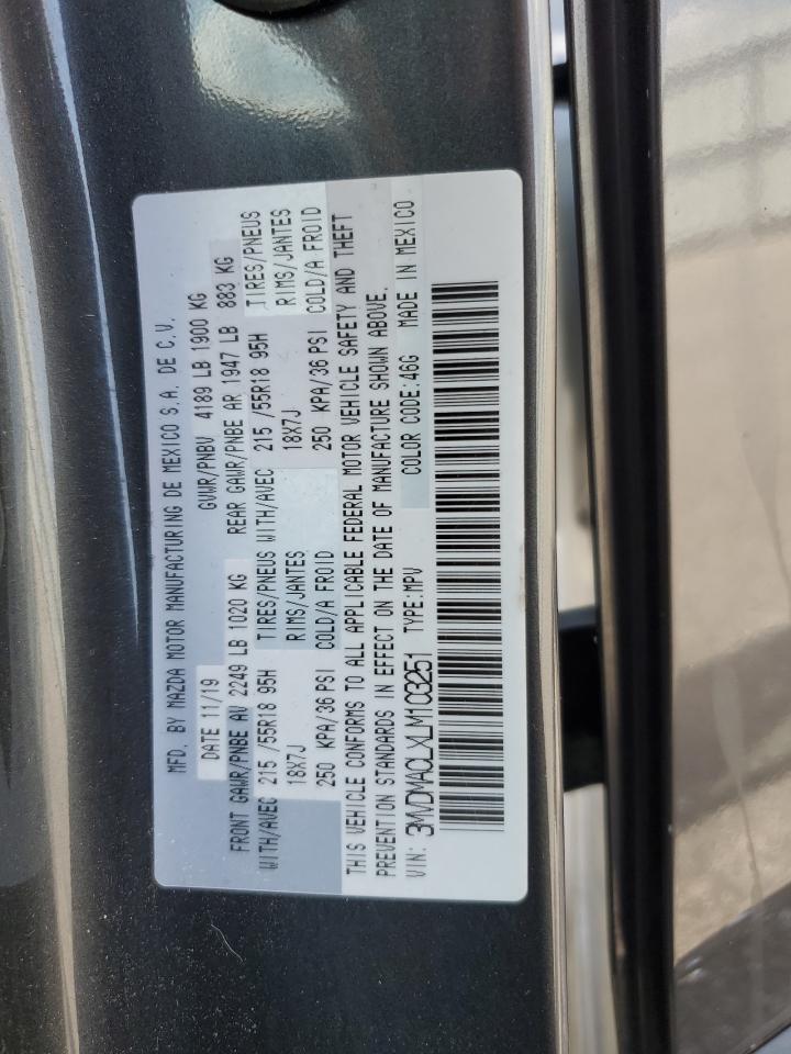 2020 Mazda Cx-30 Select VIN: 3MVDMACLXLM103251 Lot: 65147905